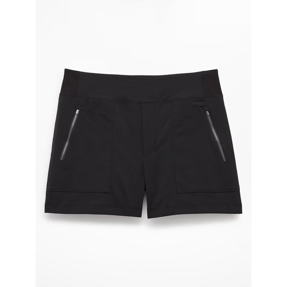 Athleta Trekkie North Short Black Hiking Outdoor Athletic Shorts Women Size 8